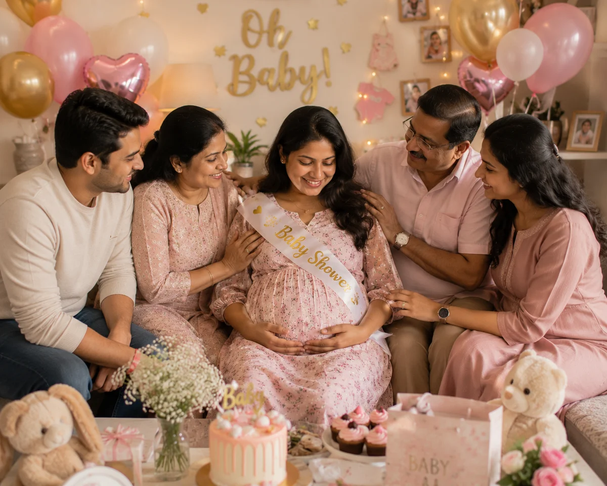 Baby Shower Outfit Ideas for Pregnant Women in India